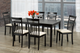 Titus Furniture Black 7 Piece Dining Set-0