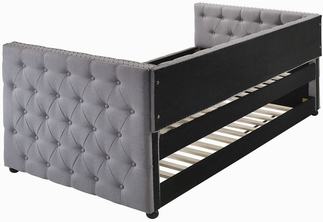Coaster® Mockern Light Grey Upholstered Daybed With Trundle-3