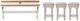 Liberty Furniture Farmhouse Reimagined 4-Piece Antique White/Chestnut Occasional Table Set-0