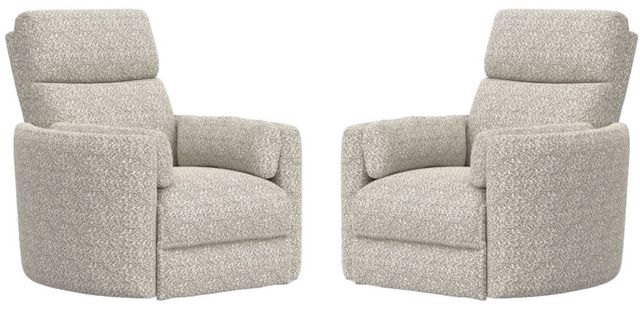 Parker House® Radius 2-Piece Tatum River Rock Power Swivel Glider Reclining Chair Set