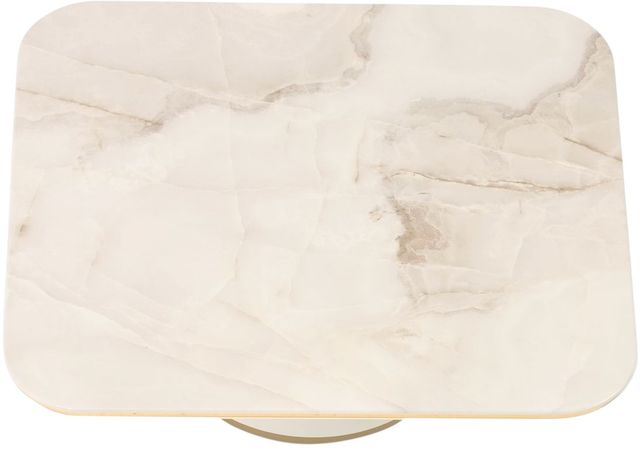 Michael Amini® Gineverra Ivory Gold Rectangular Cocktail Table-4