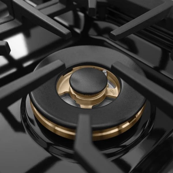 ZLINE Marino 30" Satin Stainless Steel Pro Style Gas Range with 4 Brass Burner-3