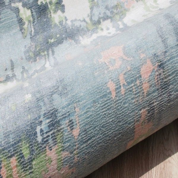 LR Home Calypso Blue/Pink 6'x9' Area Rug-2