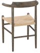 Forty West Wishbone Brown/Gray Wash Chair-3
