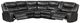 Furniture of America® Gatria Gray Sectional-0