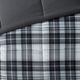 Olliix by Madison Park Essentials Parkston Black and White Twin/Twin XL 3M Scotchgard Down Alternative All Season Comforter Set-3