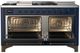Ilve® Majestic III 60" Midnight Blue Pro Style Dual Fuel Liquid Propane Range with French Top and Burnished Trim-1