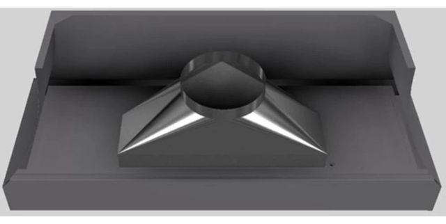 Vent-A-Hood® Designer Series 66" Gunsmoke Wall Mounted Range Hood-2