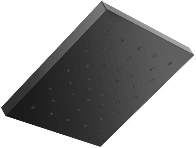 Delta Universal Showering Matte Black 2.5 GPM H2Okinetic® Single-Setting Shower Head with Ultrasoak®-0