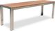 Enclover Acacia Stainless Steel/Teakwood Dining Bench-0