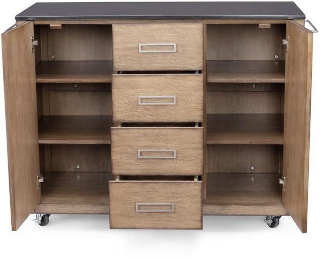 homestyles® Big Sur Brown Kitchen Cart-1