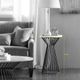 Olliix by Madison Park Black/White Marbury Pedestal-3