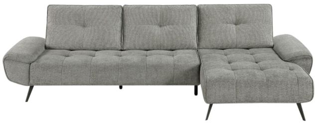 Homelegance® Dominic 2-Piece Dove Gray Right-Arm Facing Sectional and Chaise-2