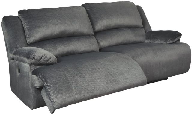 Signature Design by Ashley® Clonmel 3-Piece Charcoal Living Room Set with Reclining Sofa-1