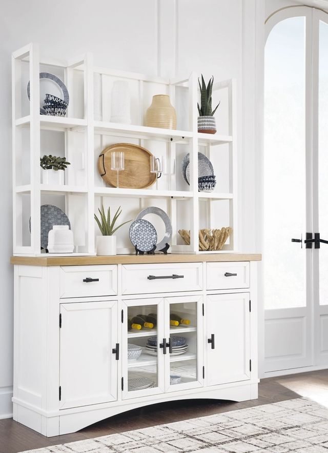 Signature Design by Ashley® Ashbryn White Dining Server and Hutch-5