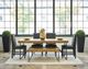 Elements International Cruz 2-Piece Dark Gray Dining Chairs-5