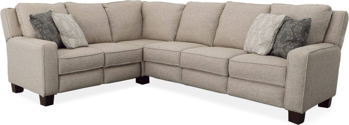 Southern Motion West End 3 Piece Journey Marble Infinity Graphite Reclining Sectional Set Lux Furniture Gallery Herndon VA