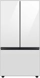 Samsung Bespoke 18" White Glass French Door Refrigerator Top Panel-1