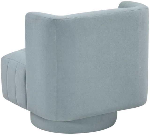 Homelegance® Joyce Aqua Blue Swivel Chair-4