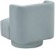 Homelegance® Joyce Aqua Blue Swivel Chair-4