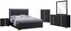 Coaster® Marceline 5-Piece Black Eastern King Bedroom Set -0