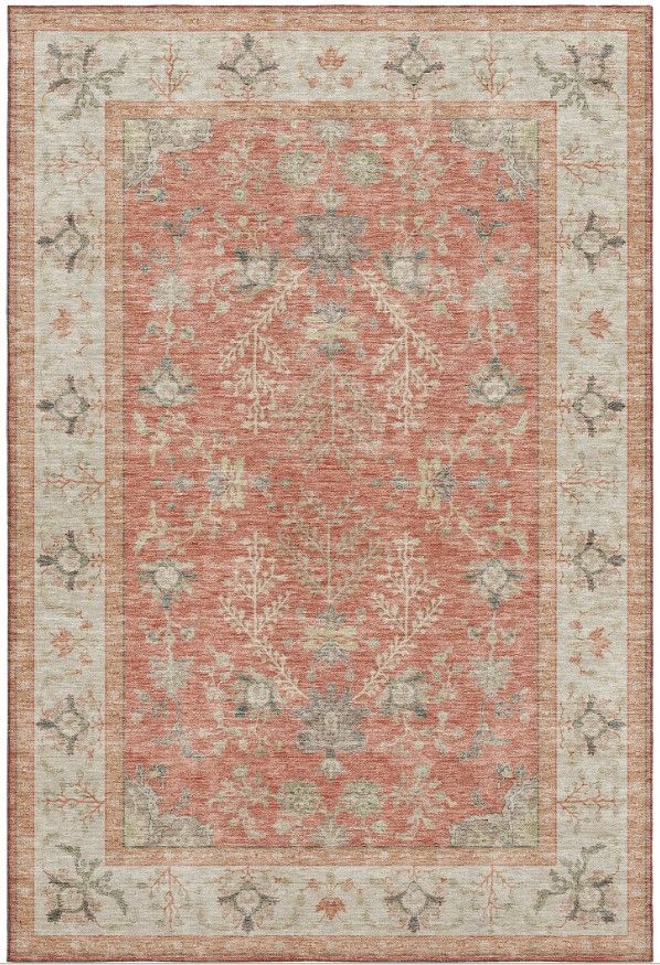 Dalyn™ Rug Company Hatay HY9 Coral 5'x8' Area Rug-0