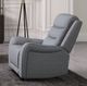 Furniture of America® Matthias Gray Manual Recliner-1