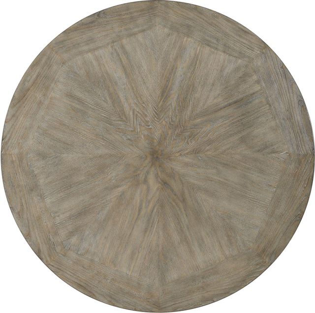 Powell® Franklin Gray Cocktail Table with Pewter Frame-3