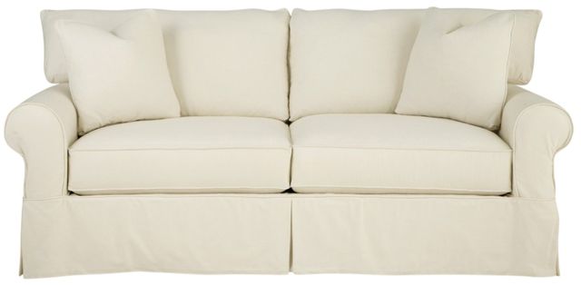 Craftmaster® Customizable Soft Haven Sofa with Removable Slipcover-2
