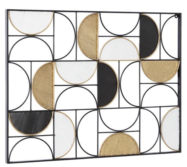 Deco Marche Geometric Half Moon Wall Art-1
