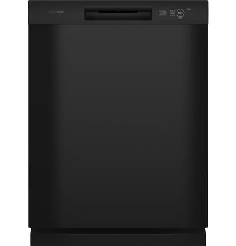 Hotpoint® 24" Black Built In Dishwasher-0