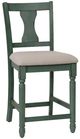 Powell® Willow Beige/Teal Counter Stool Set-1