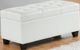 Titus Furniture White Storage Bench-0