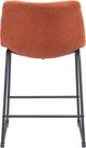 Zuo Modern Smart Burnt Orange Counter Chair-3