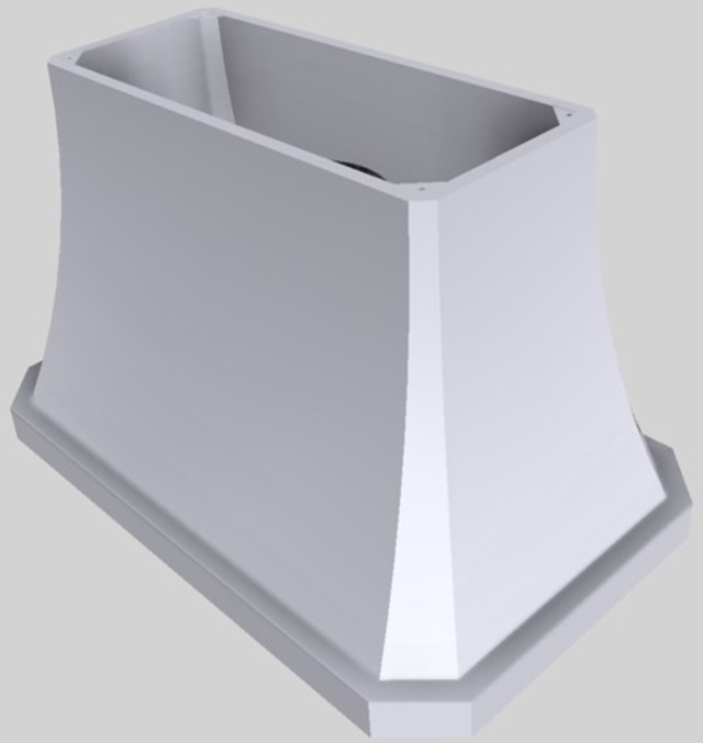 Vent-A-Hood® Designer Series 48" White Island Range Hood-1