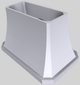 Vent-A-Hood® Designer Series 48" White Island Range Hood-1