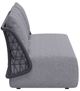Zuo® Modern Mekan Gray Aluminum Fabric Outdoor Sofa-2