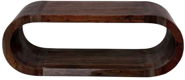 Porter International Designs Ellipse Brown Coffee Table-1