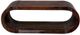 Porter International Designs Ellipse Brown Coffee Table-1