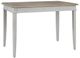 American WoodCrafters Beach Comber Brown Gathering Table with Weathered White Base-0
