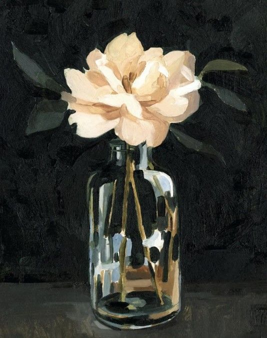 Classy Art Dark Rose Arrangement I by Emma Caroline Wall Art-1