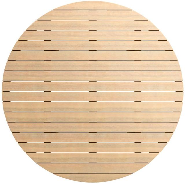 New Classic® Home Furnishings Wesley Beige Acacia Outdoor Patio Coffee Table-3