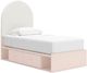 Signature Design by Ashley® Wistenpine Blush Twin Upholstered Storage Panel Bed-0