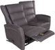 GoBerce® Gray Reclining Loveseat-1