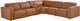Bassett® Furniture Airy 6-Piece Antelope Power Reclining Sectional-0