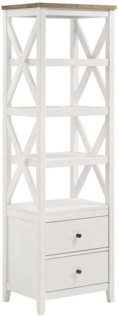 Coaster® Angela Brown/White Media Tower