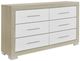 Global Furniture USA Emma 5-Piece Natural/White Youth Full Storage Panel Bedroom Set-3