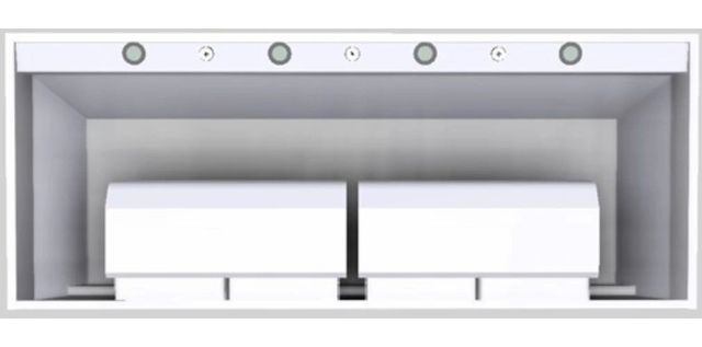 Vent-A-Hood® Designer Series 60" White Wall Mounted Range Hood-3