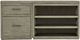 Hooker® Furniture Linville Falls Mink 60" Credenza Small File and Open Shelves-1