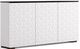 Salamander Designs® Chameleon Milan 337 Black/White Low Profile Media Console-0